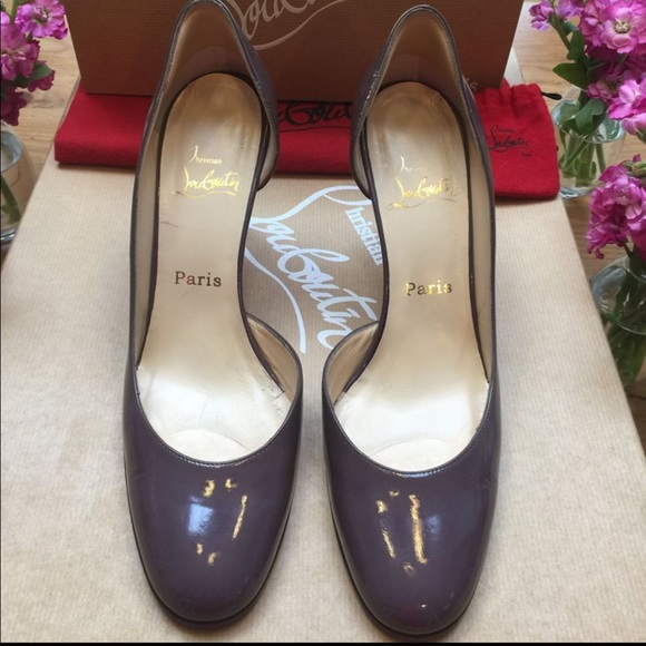 Christian Louboutin purple patent pumps - Picture 2 of 4